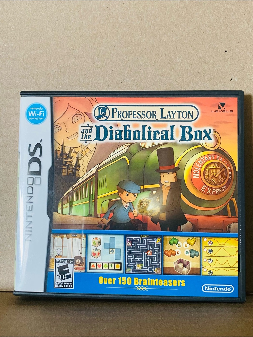 Nintendo Professor Layton & the Diabolical Box EUC includes box, game, pamphlet